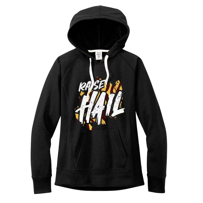 Raise Hail Washington American Football Women's Fleece Hoodie