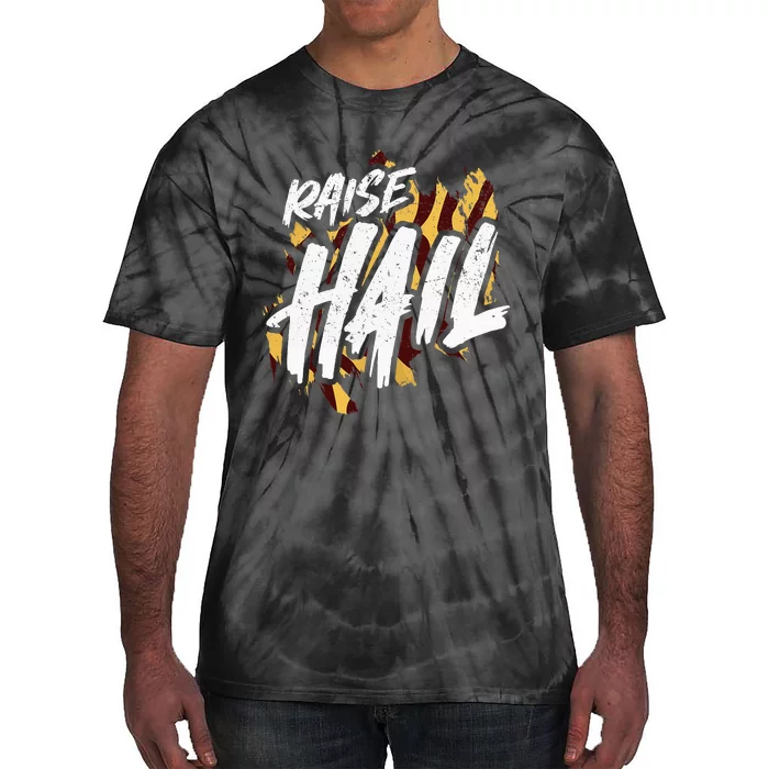 Raise Hail Washington American Football Tie-Dye T-Shirt