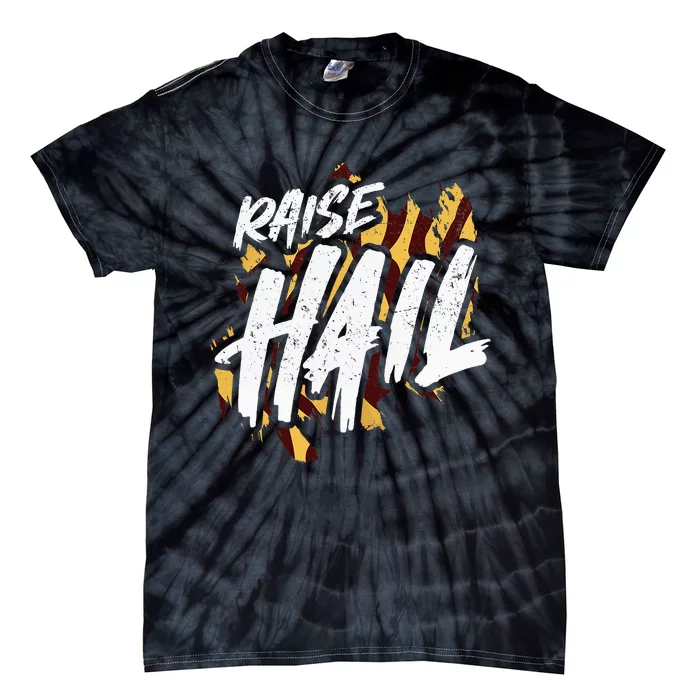 Raise Hail Washington American Football Tie-Dye T-Shirt