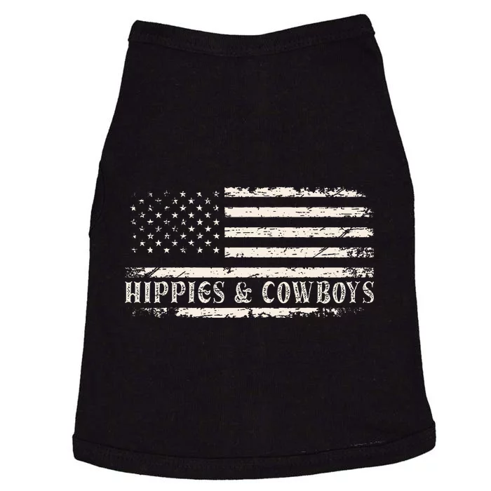 Raisin Hell With The Hippies And Cowboys Country Doggie Tank