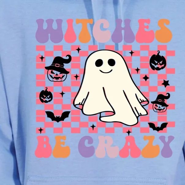 Retro Halloween Witch Be Crazy Great Gift Unisex Surf Hoodie