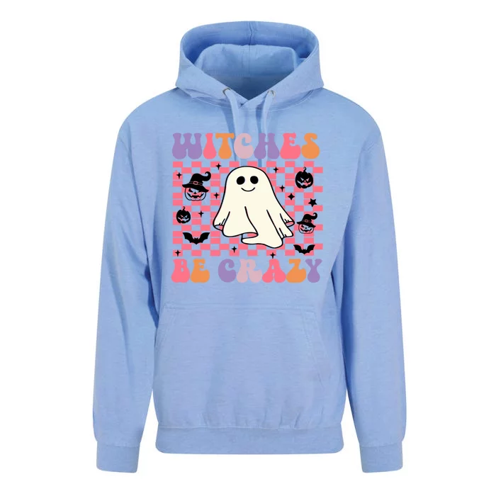 Retro Halloween Witch Be Crazy Great Gift Unisex Surf Hoodie