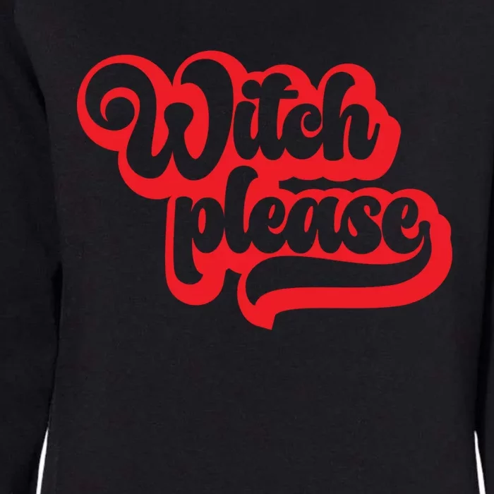 Retro Halloween Witch Please Gift Womens California Wash Sweatshirt