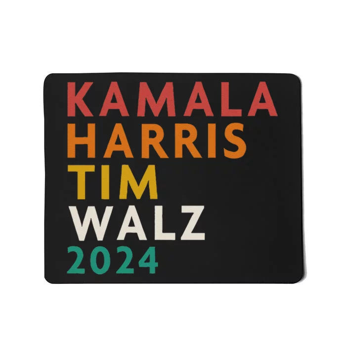 Retro Harris Waltz 2024  Kamala Harris Tim Waltz 2024 Mousepad