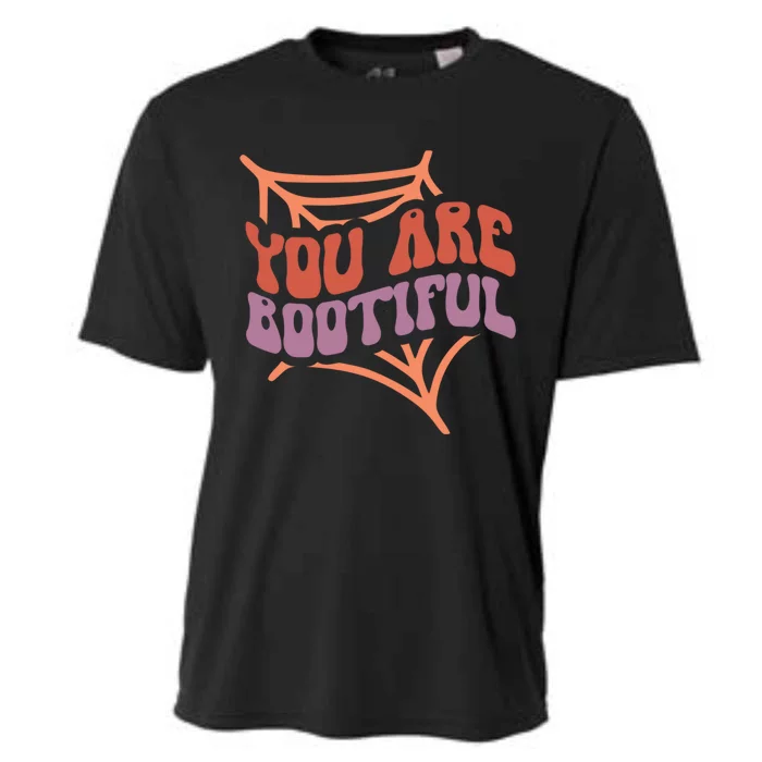 Retro Halloween You Are Bootiful Meaningful Gift Cooling Performance Crew T-Shirt