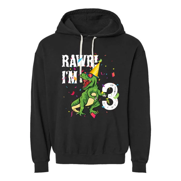 RAWR I’M 3RAWR I’M 3 Garment-Dyed Fleece Hoodie