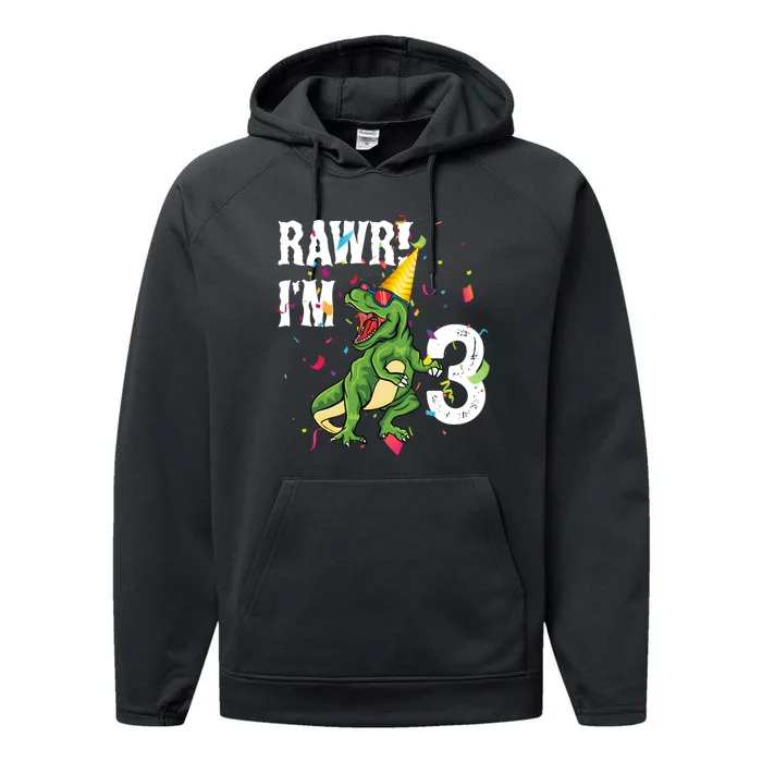 RAWR I’M 3RAWR I’M 3 Performance Fleece Hoodie