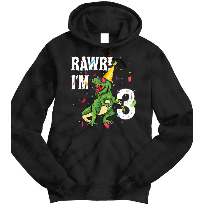 RAWR I’M 3RAWR I’M 3 Tie Dye Hoodie