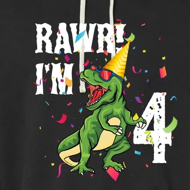 RAWR I’M 4 Garment-Dyed Fleece Hoodie