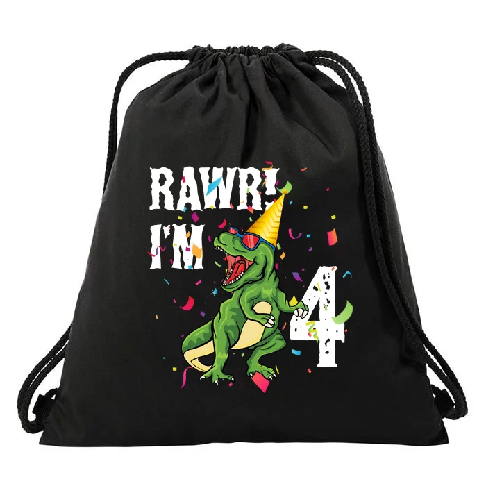 RAWR I’M 4 Drawstring Bag