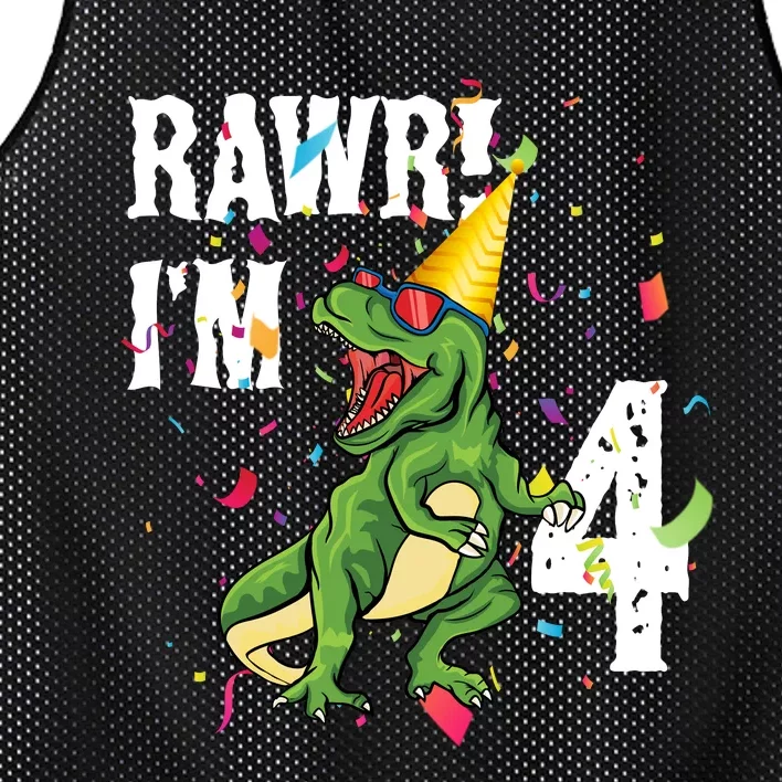 RAWR I’M 4 Mesh Reversible Basketball Jersey Tank