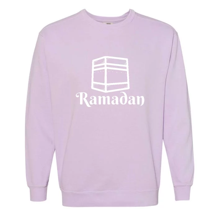 Ramadan Islam Arbic Gift For Ramadan Mubarak Garment-Dyed Sweatshirt