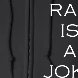 Rap Is A Joke Full Zip Hoodie