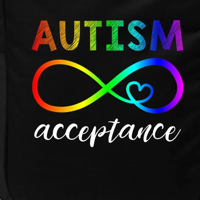 Red Instead Autism Cute Autism Acceptance Impact Tech Backpack