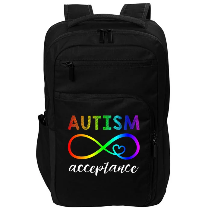 Red Instead Autism Cute Autism Acceptance Impact Tech Backpack