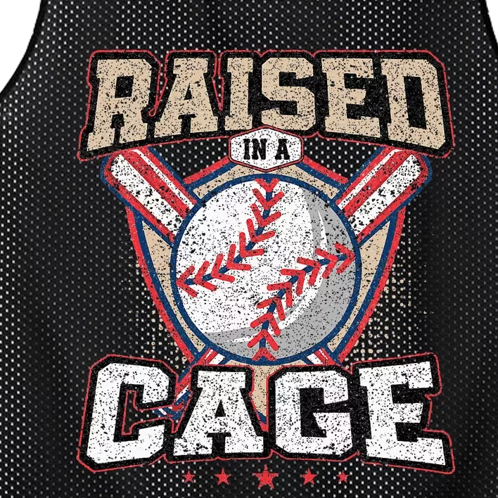 Raised In A Cage Mesh Reversible Basketball Jersey Tank