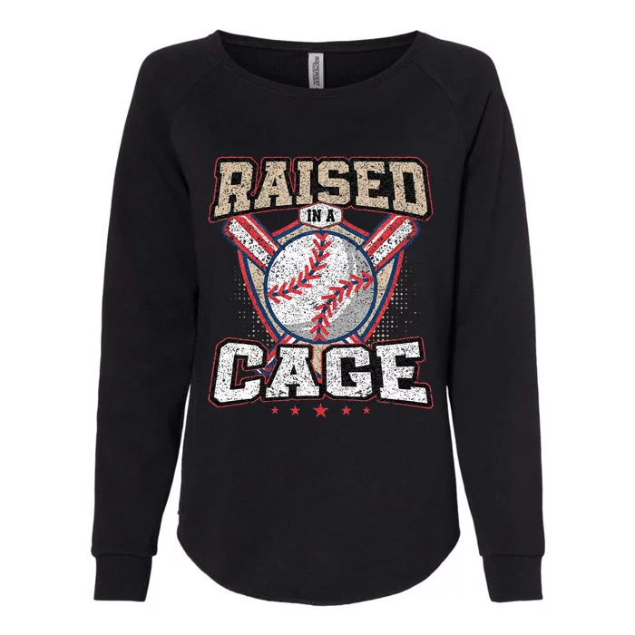 Raised In A Cage Womens California Wash Sweatshirt