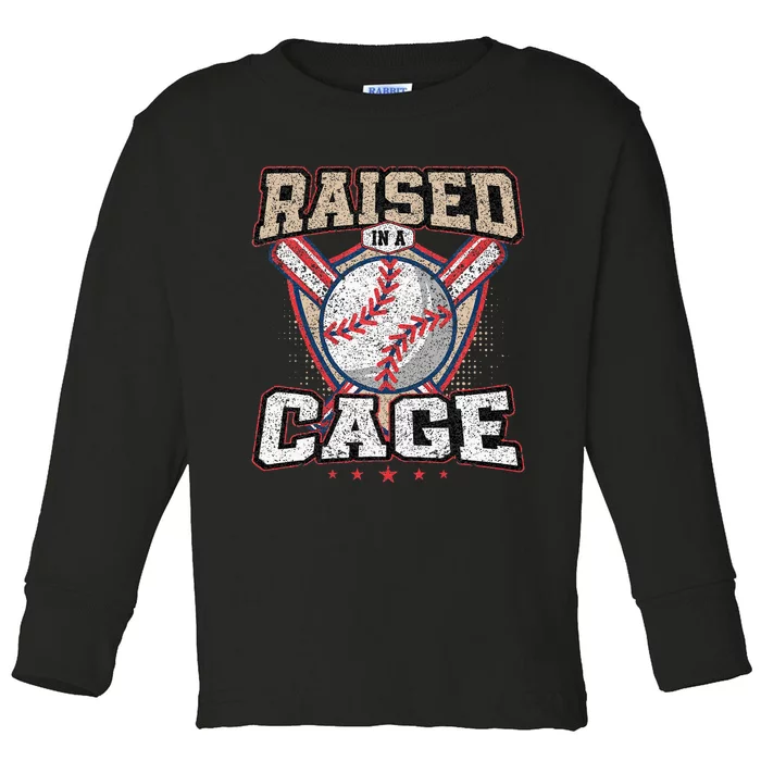 Raised In A Cage Toddler Long Sleeve Shirt