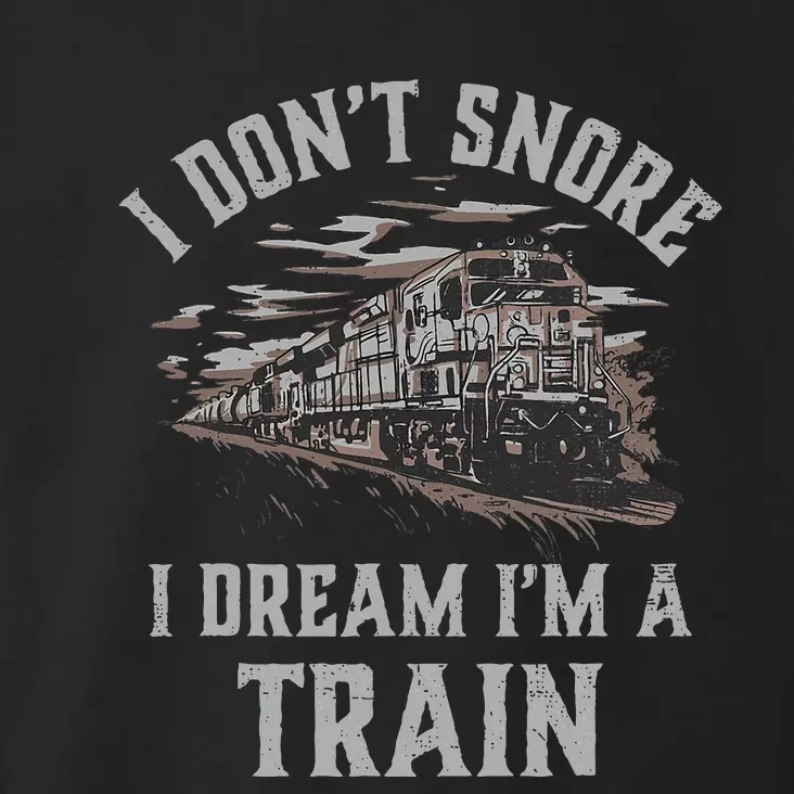 Railroad IM A Train Locomotive Engineer Steam Train Model Toddler Hoodie