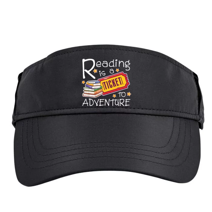 Reading Is A Ticket To Adventure Reading Adult Drive Performance Visor