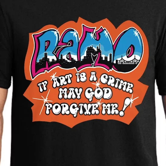 Ramo If Art Is A Crime May God Forgive Me Pajama Set