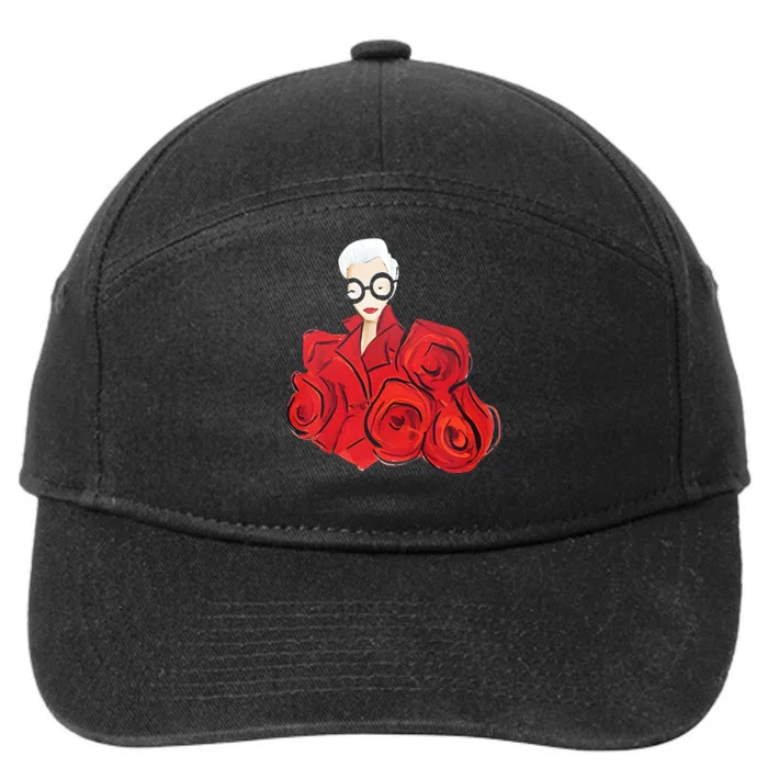 Rip Iris Apfel 1921 2024 7-Panel Snapback Hat