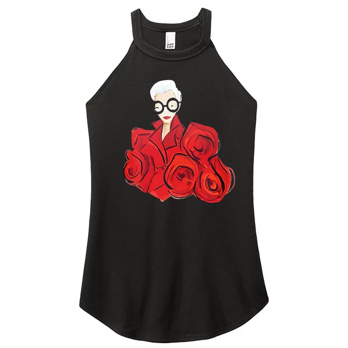 Rip Iris Apfel 1921 2024 Women’s Perfect Tri Rocker Tank