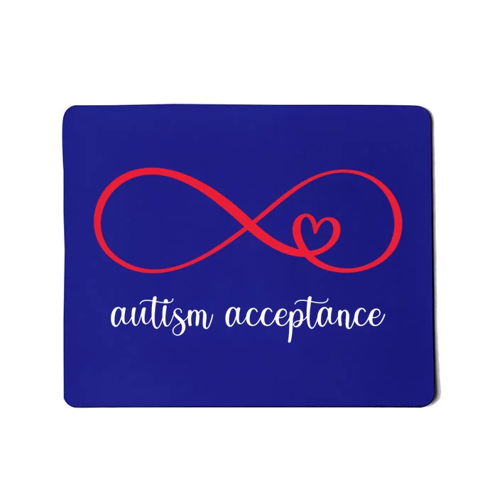 Red Instead Autism Meaningful Gift Autismacceptance Gift Mousepad