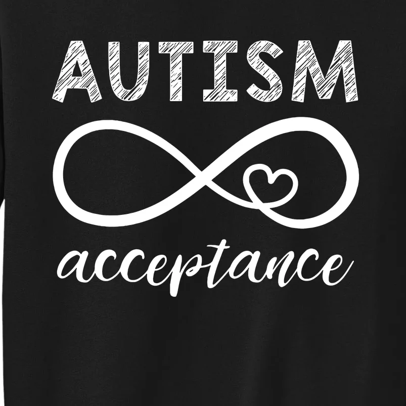 Red Instead Autism Acceptance Sweatshirt