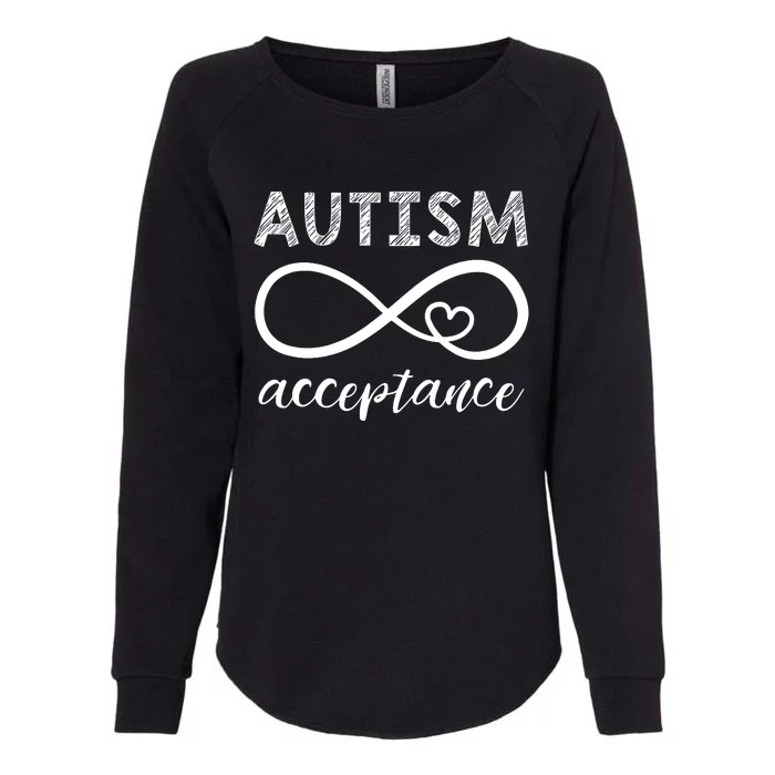 Red Instead Autism Acceptance Womens California Wash Sweatshirt