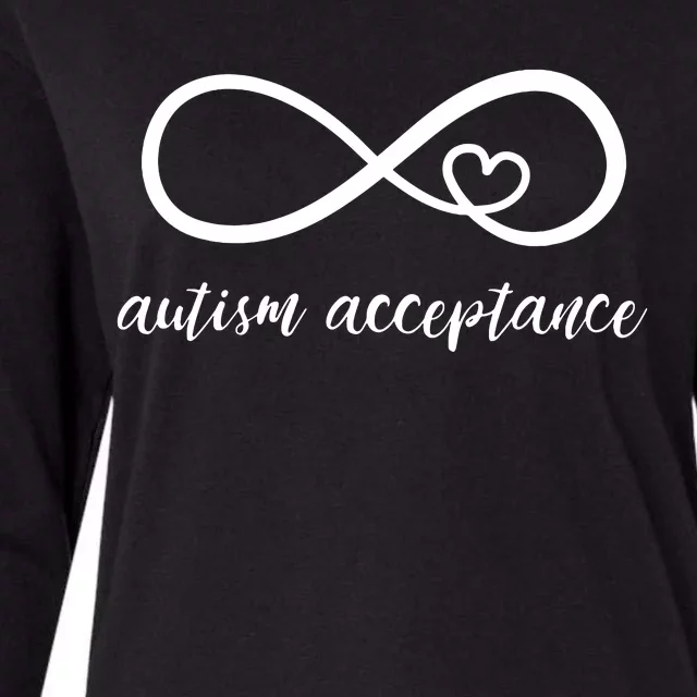 Red Instead Autism Funny Autism Acceptance Womens Cotton Relaxed Long Sleeve T-Shirt