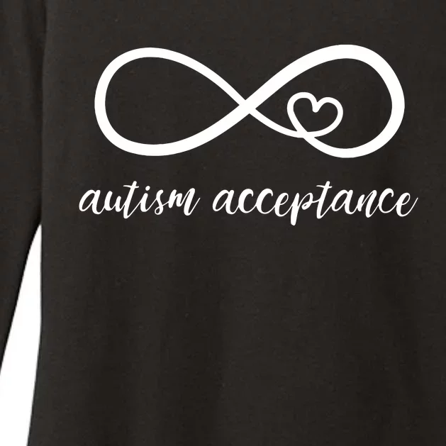 Red Instead Autism Funny Autism Acceptance Womens CVC Long Sleeve Shirt