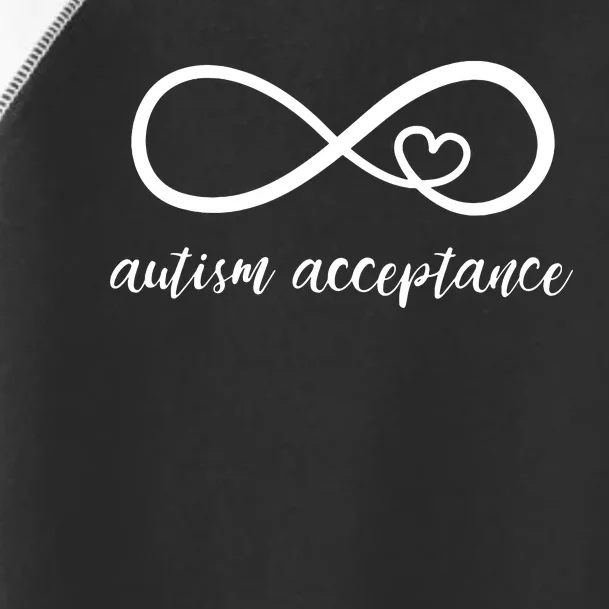 Red Instead Autism Funny Autism Acceptance Toddler Fine Jersey T-Shirt