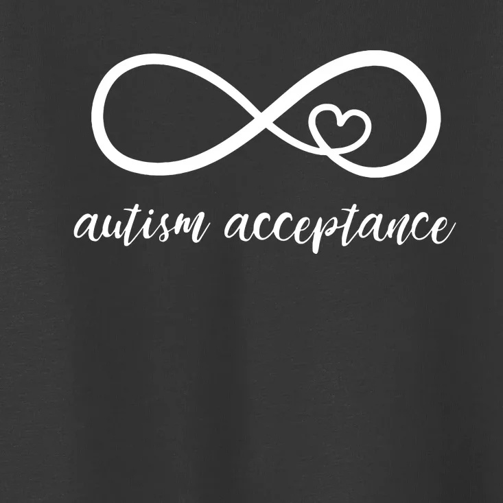 Red Instead Autism Funny Autism Acceptance Toddler T-Shirt