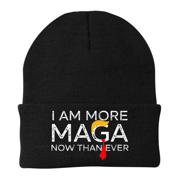 Retro I Am More Maga Now Than Ever Knit Cap Winter Beanie