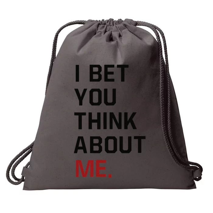 Retro I Bet You Think About Me Meaning I Knew U Were Trouble Drawstring Bag