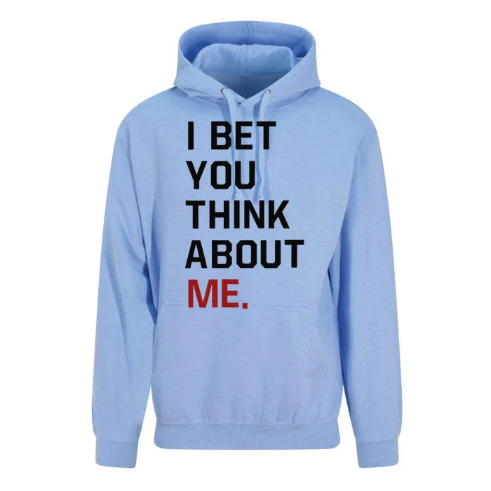 Retro I Bet You Think About Me Meaning I Knew U Were Trouble Unisex Surf Hoodie