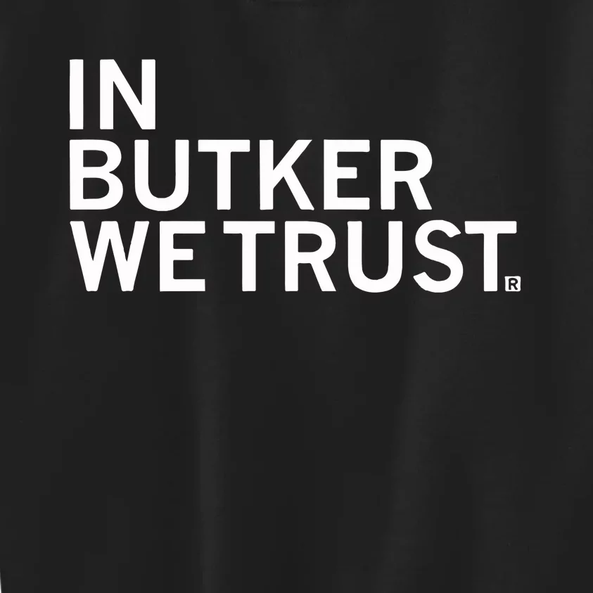 Raygunsite In Butker We Trust Kids Sweatshirt