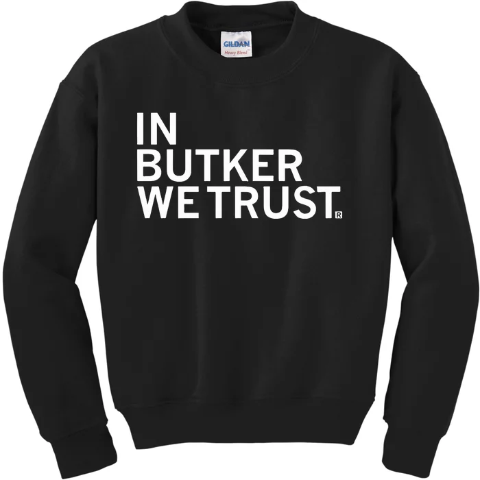 Raygunsite In Butker We Trust Kids Sweatshirt