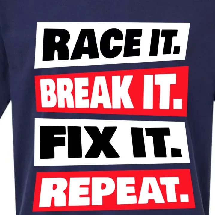 Race It Break It Fix It Repeat Sueded Cloud Jersey T-Shirt