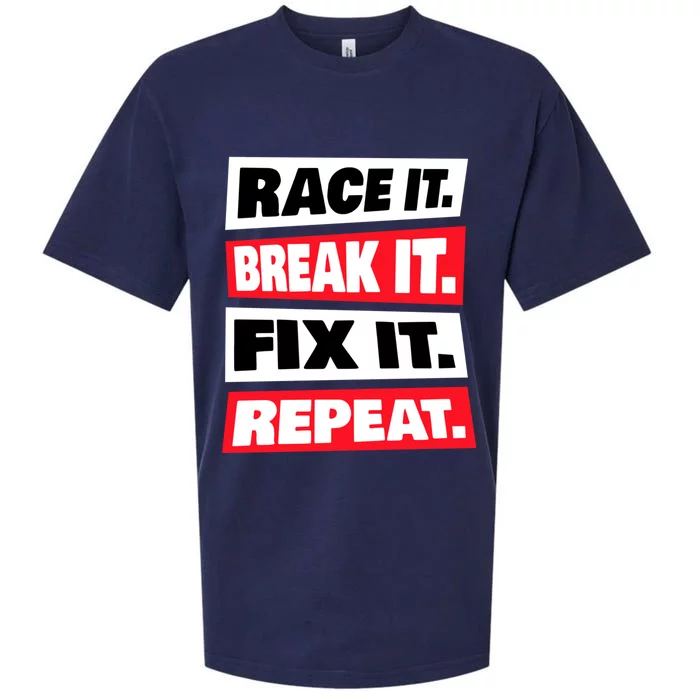 Race It Break It Fix It Repeat Sueded Cloud Jersey T-Shirt