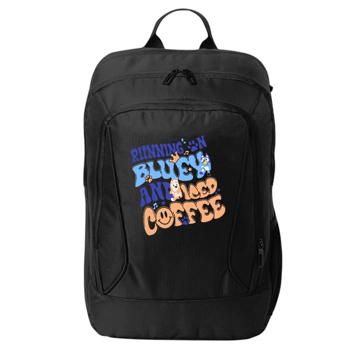 Running In Blue And Iced Coffee City Backpack