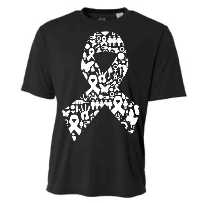 Ribbon Of Support Breast Cancer Cooling Performance Crew T-Shirt