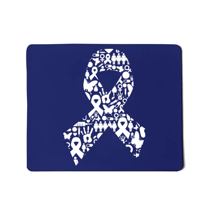 Ribbon Of Support Breast Cancer Mousepad