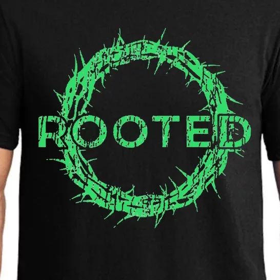 Rooted in Christ having your roots firmly in God Pajama Set