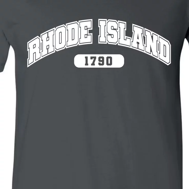 Rhode Island Collegiate Style 1790 V-Neck T-Shirt