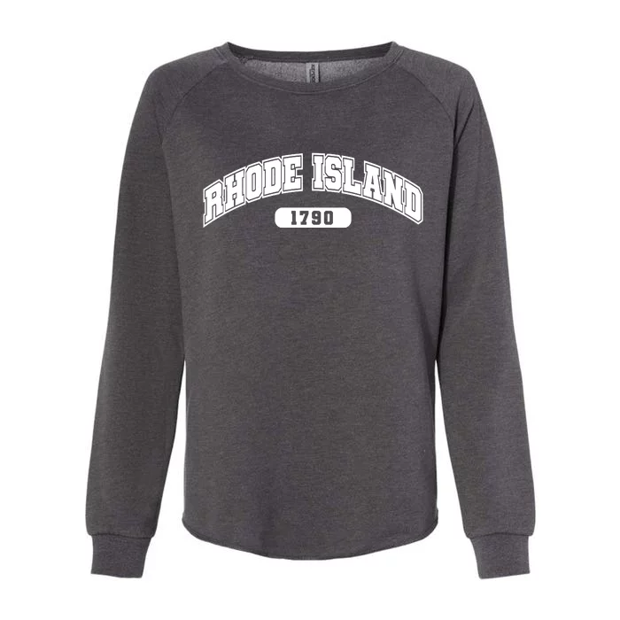 Rhode Island Collegiate Style 1790 Womens California Wash Sweatshirt