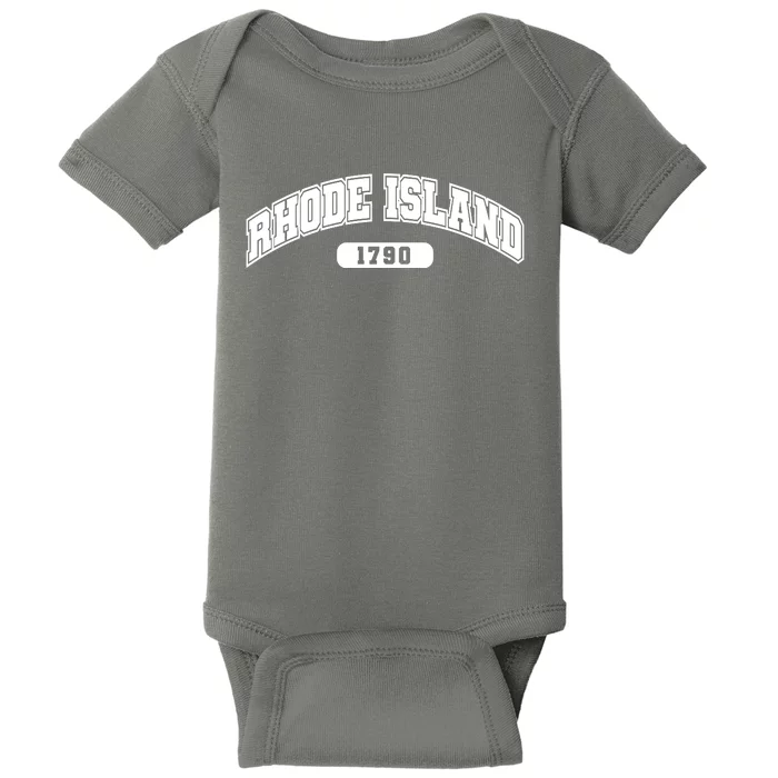 Rhode Island Collegiate Style 1790 Baby Bodysuit