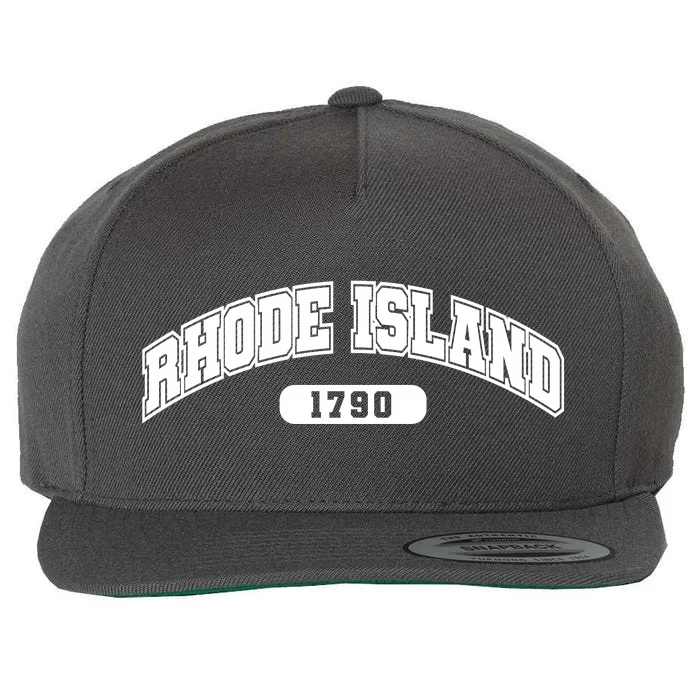 Rhode Island Collegiate Style 1790 Wool Snapback Cap