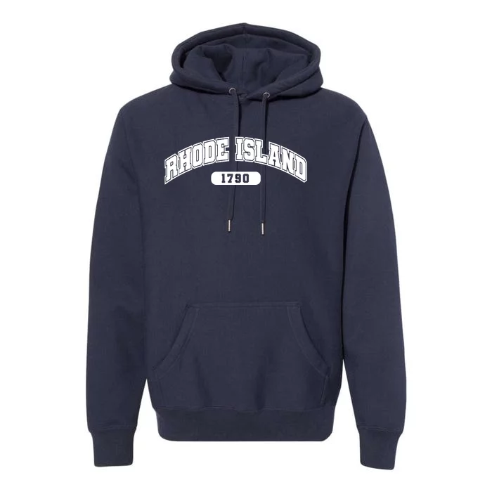 Rhode Island Collegiate Style 1790 Premium Hoodie